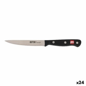 Cuchillo Pelador de Verduras Quttin Negro Plateado 12 cm (24