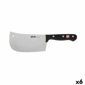 Gros couteau de cuisine Quttin Sybarite Noir Argenté 17,5 cm (6