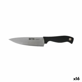 Cuchillo de Cocina Quttin Dynamic Negro Plateado 16 cm (16