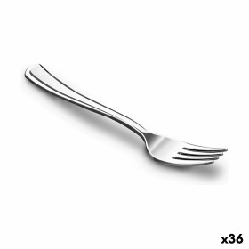 Set de fourchettes réutilisables Algon Argenté 10 Pièces 18,5