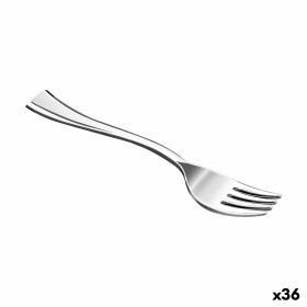Set de fourchettes réutilisables Algon Argenté 24 Pièces 10 cm