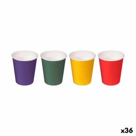 Set de Vasos de Chupito Algon Desechables Cartón Multicolor 20