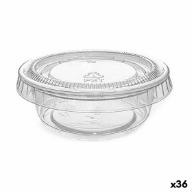 Set of reusable bowls Algon Sauces 10 Pieces Plastic 45 ml (36