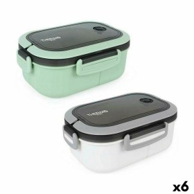 Hermetic Lunch Box ThermoSport 6 compartments Rectangular 21 x