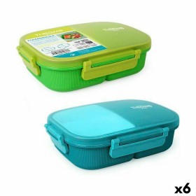 Hermetic Lunch Box ThermoSport 3 Compartments Rectangular 900