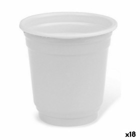 Set de Vasos de Chupito Algon Reutilizable Blanco Plástico 72