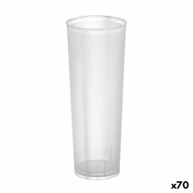 Set de vasos reutilizables Algon De tubo Transparente 6 Piezas