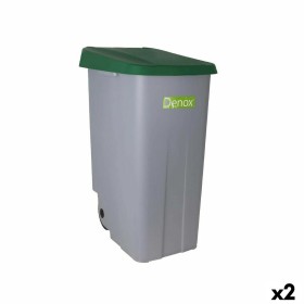 Caixote do Lixo com Rodas Denox 110 L Verde 58 x 41 x 89 cm (2