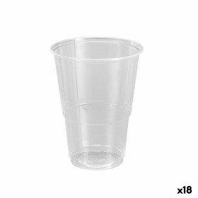 Set de vasos reutilizables Algon Plástico Transparente 12