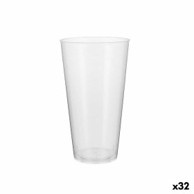 Set de vasos reutilizables Algon Plástico Transparente 10