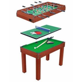 Table multi-jeux 120 x 80 x 61 cm 3-en-1