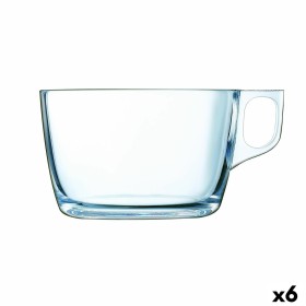 Taza Luminarc Nuevo Grande Transparente Vidrio (500 ml) (6
