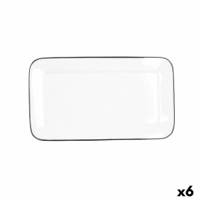 Bandeja de Aperitivos Quid Gastro Blanco Cerámica 31 x 18 cm (6