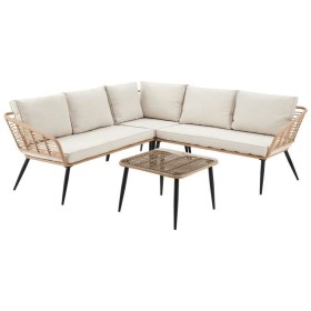 Garden sofa DKD Home Decor 128 x 75 x 72 cm Metal synthetic