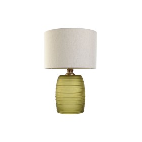 Lámpara de mesa Home ESPRIT Verde Beige Dorado Cristal 50 W 220