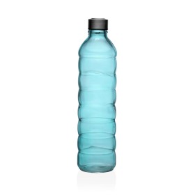 Botella Versa 1,22 L Azul Vidrio Aluminio 8,5 x 33,2 x 8,5 cm