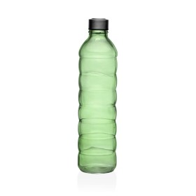 Botella Versa 1,22 L Verde Vidrio Aluminio 8,5 x 33,2 x 8,5 cm