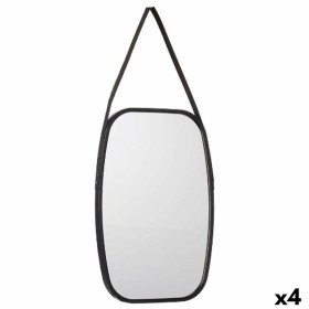 Espejo de pared Negro Cristal Polipiel 43 x 65 x 3 cm (4
