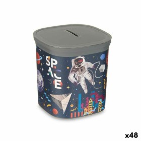 Hucha Multicolor Astronauta Plástico 9 x 10,2 x 9 cm (48