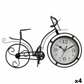 Reloj de Mesa Bicicleta Negro Metal 33 x 22,5 x 4,2 cm (4