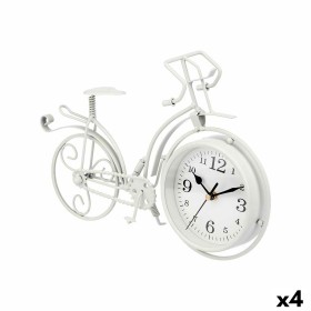 Reloj de Mesa Bicicleta Blanco Metal 33 x 22,5 x 4,2 cm (4