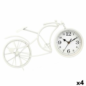 Reloj de Mesa Bicicleta Blanco Metal 40 x 19,5 x 7 cm (4
