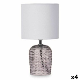 Lámpara de mesa Puntos 40 W Gris Cristal 17 x 31 x 17 cm (4