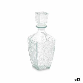 Botella de Cristal Licor Estrellas Transparente 900 ml (12