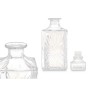 Botella de Cristal Licor Rombos Transparente 900 ml (12
