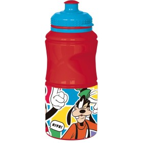 Botella de Agua Mickey Mouse CZ11345 Deportiva 380 ml Rojo
