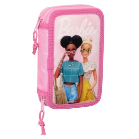 Estuche Escolar con Accesorios Barbie Girl Rosa 12.5 x 19.