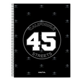 Notebook Safta California Black A4 120 Sheets