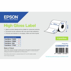 Etiquetas para Impresora Epson C33S045719 Blanco Brillante (1