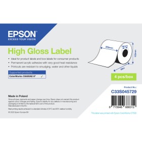 Etiquetas para Impresora Epson C33S045729 Blanco Brillante Ø
