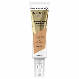 Base de Maquillaje Fluida Max Factor Miracle Pure 75-golden SPF