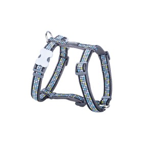 Dog Harness Red Dingo STYLE MODERN ON COOL GREY 45-66 cm 36-59
