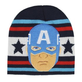 Gorro Infantil Captain America The Avengers Azul marino (Talla