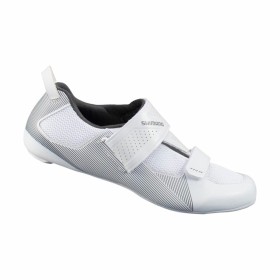 Zapatillas de ciclismo Shimano Tri TR501 Blanco/Gris Blanco