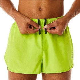 Pantalones Cortos Deportivos para Hombre Asics Core Split Verde