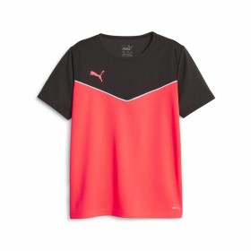 Child's Short Sleeve T-Shirt Puma Individualrise Black