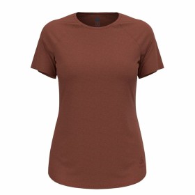 Damen Kurzarm-T-Shirt Odlo Essential 365 Braun
