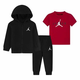 Baby-Sportset Jordan Essentials Fleeze Box Rot Schwarz