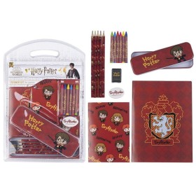 Set de Papelería Harry Potter 16 Piezas Rojo