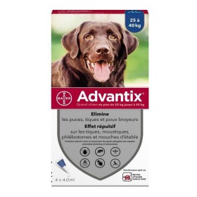 Antiparasiten Advantix Pipetten 25-40 Kg 4 ml 4 Stück