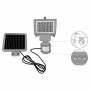 Foco Solar Galix Detector de Movimiento Negro Plástico 13,5 x