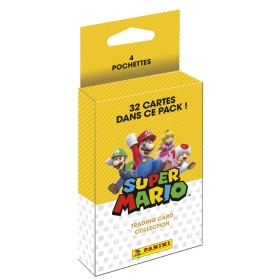 Packung Spielkarten Panini Super Mario 4 Briefumschläge