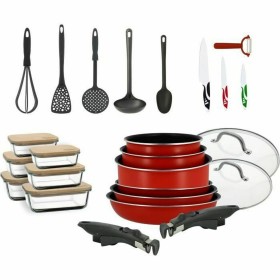 Cookware Menastyl Red (25 Pieces)