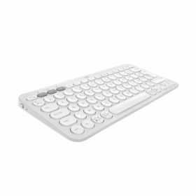 Bluetooth-Tastatur für Tablet Logitech K380 Französisch Weiß