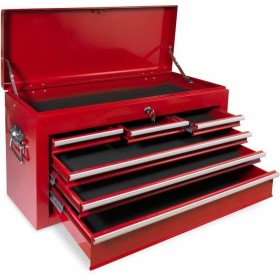 Tool drawer unit Defpro Red With key Metal 6 drawers