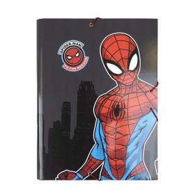 Folder Spiderman A4 Black (24 x 34 x 4 cm)